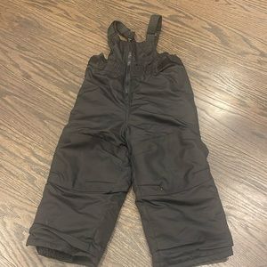 Cat & Jack 2T black snow pant overalls